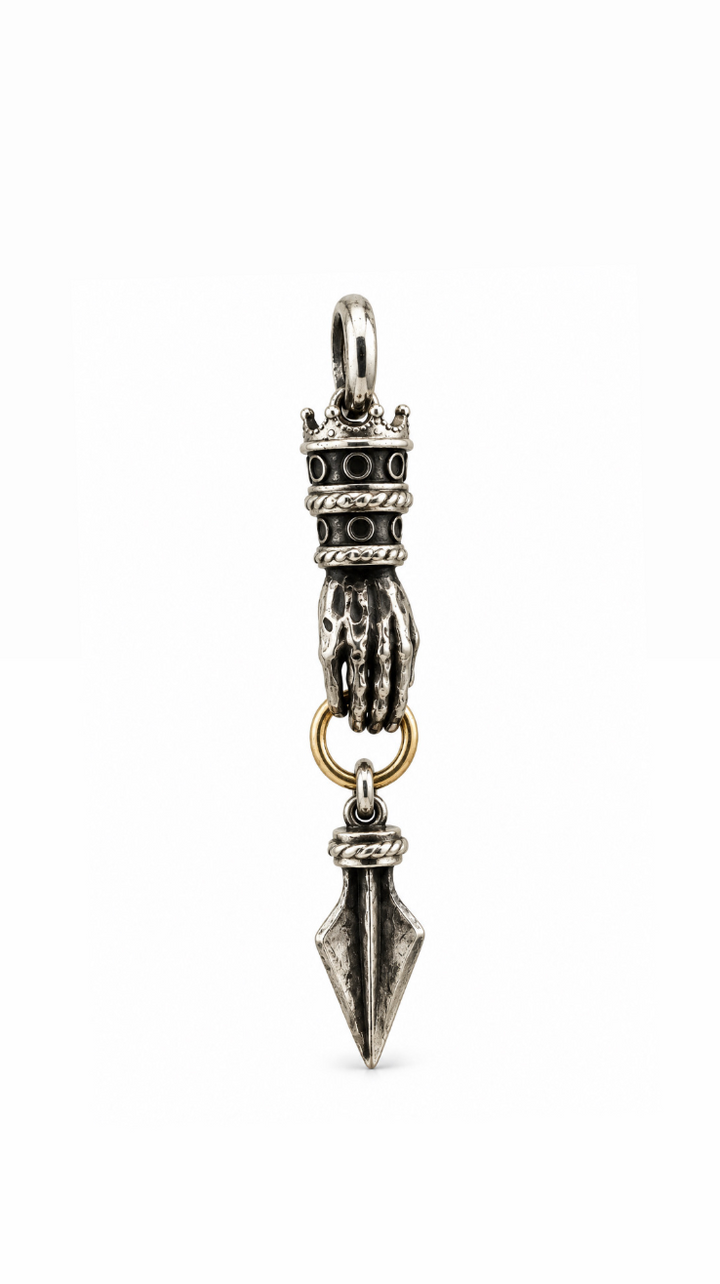 Two-Tone "Hookshot" Pendant