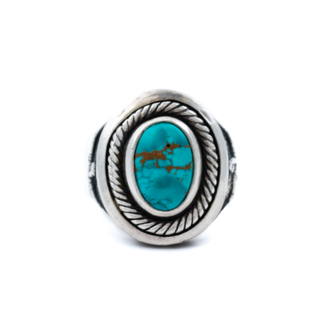 Silver x Egyptian Turquoise "Echoes of Egypt" Serqet's Scorpion Signet