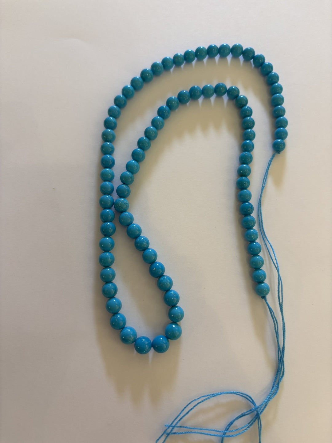 AAA 5.7mm Sleeping Beauty Turquoise Beads Strand Angela - Kingdom Jewelry