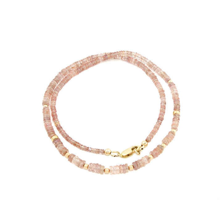 Desert Rose Sapphire Beaded Necklace - Kingdom Jewelry