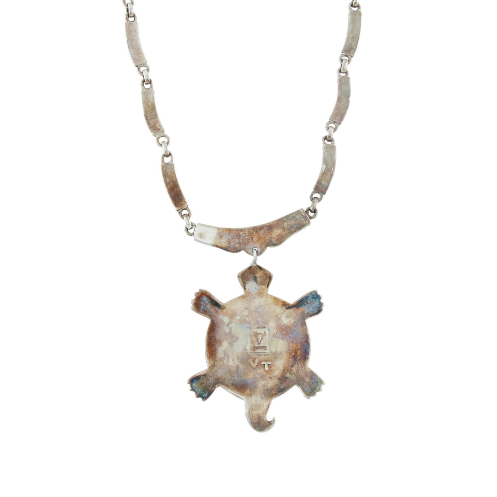 
                  
                    Endearing 1970's "Turtle Island" Natural Turquoise Navajo Necklace - Kingdom Jewelry
                  
                