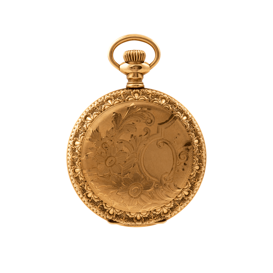 Gold - Plated x Antique Filigree Elgin Watch - Kingdom Jewelry