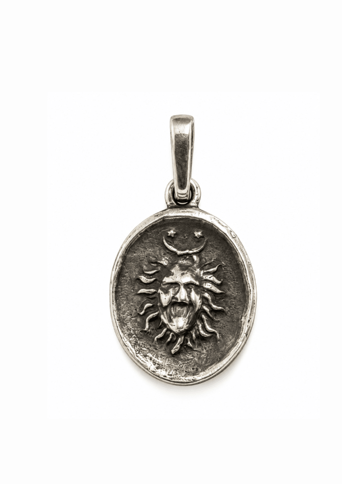 Gorgon's Fury Silver Pendant - Kingdom Jewelry