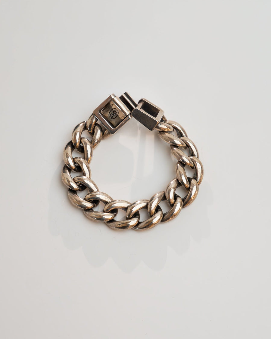Large Curb Chain Bracelet with clasp - Kingdom Jewelry
