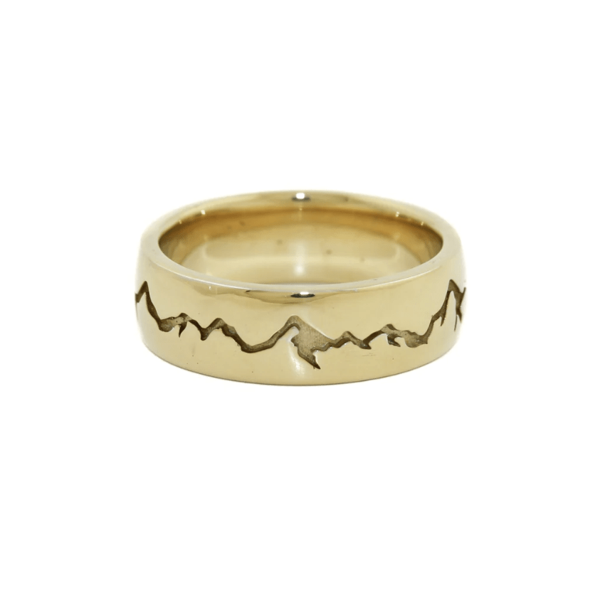 Light Mountain Range Band - Kingdom Jewelry