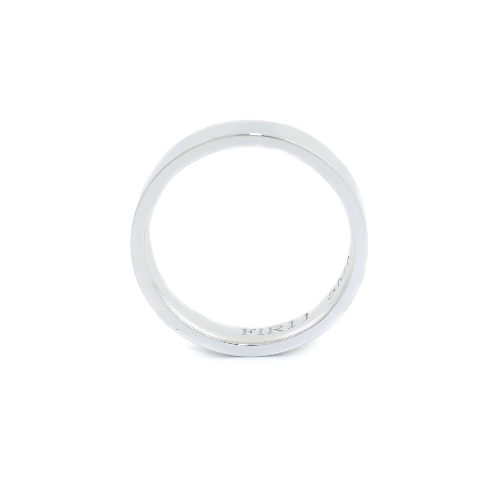 
                      
                        Made to Order: White Gold 5mm Flat Cigar Band - Kingdom Jewelry
                      
                    