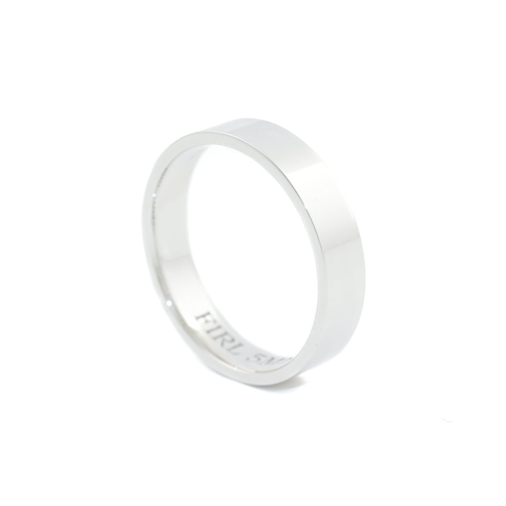 
                  
                    Made to Order: White Gold Classic 5mm Band - Kingdom Jewelry
                  
                