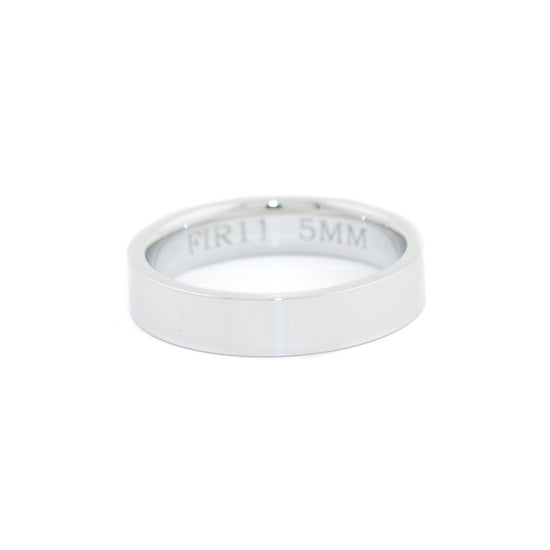 Made to Order: White Gold Concave Band - Kingdom Jewelry