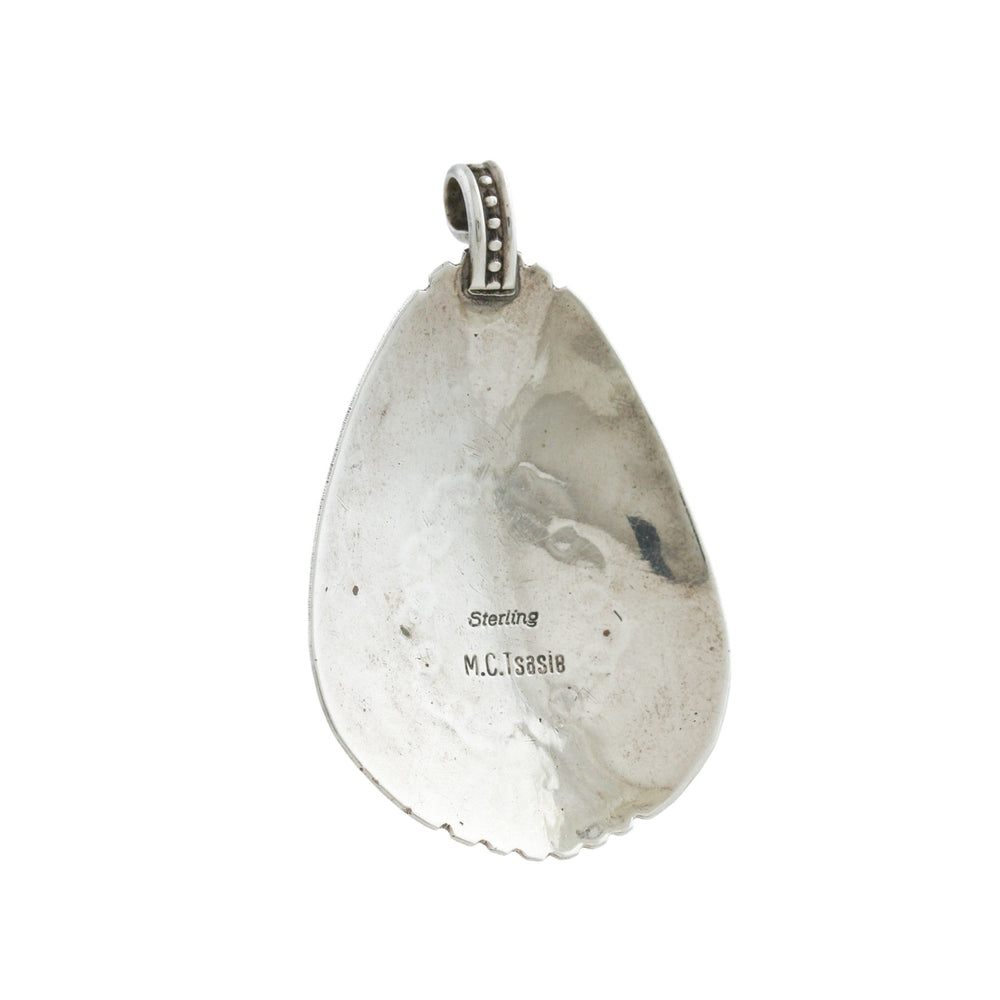 
                      
                        M.C Isasie Teardrop Navajo Pendant - Kingdom Jewelry
                      
                    