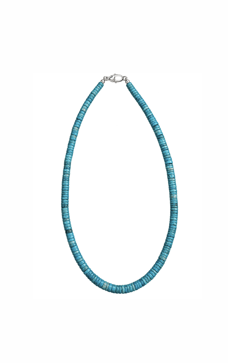 Mexican Turquoise Heishi Necklace - Kingdom Jewelry