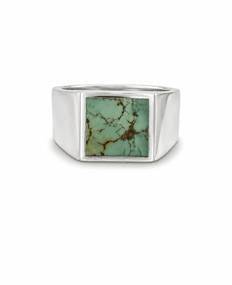 Natural Royston x Silver Inlay Ring - Kingdom Jewelry