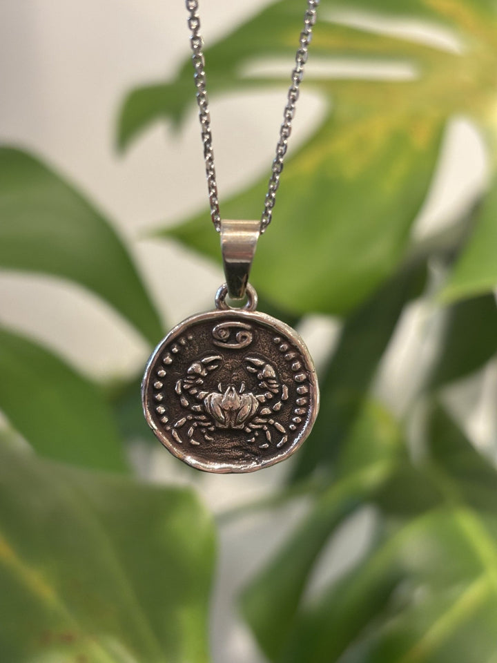 New Old World Zodiac Pendant - Cancer - Kingdom Jewelry