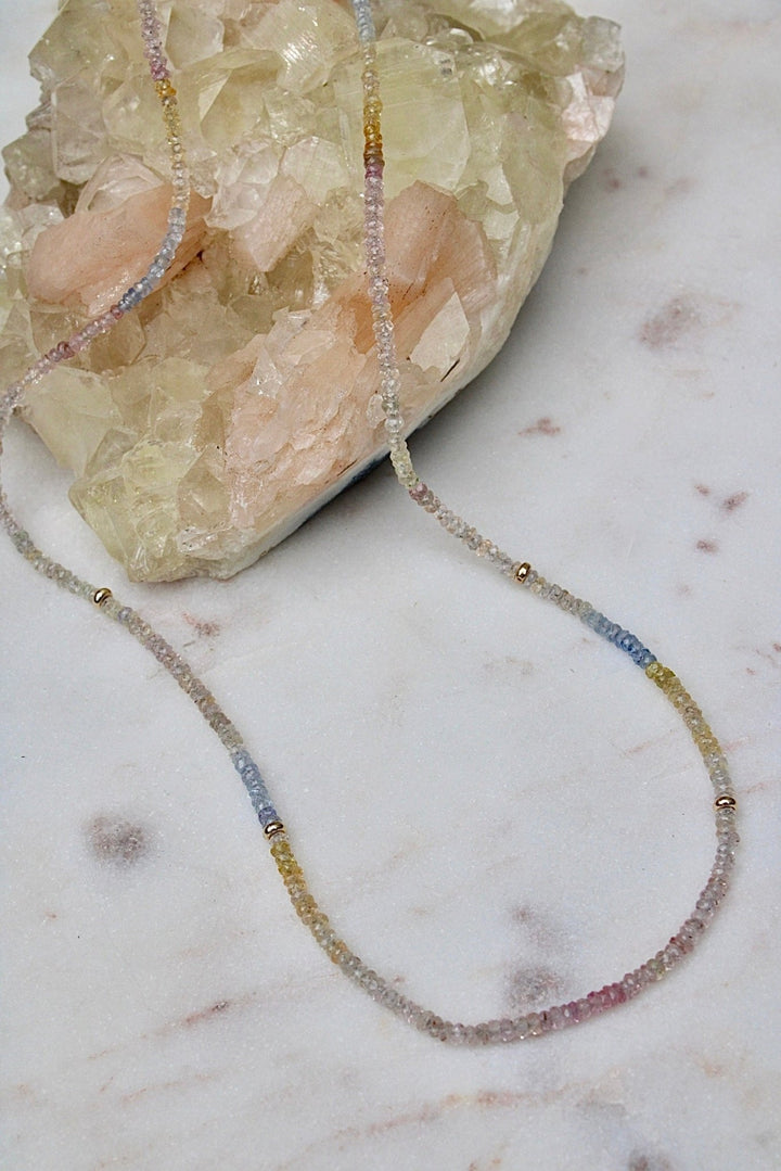 Oh Starlight Sapphire Beaded Necklace - Kingdom Jewelry