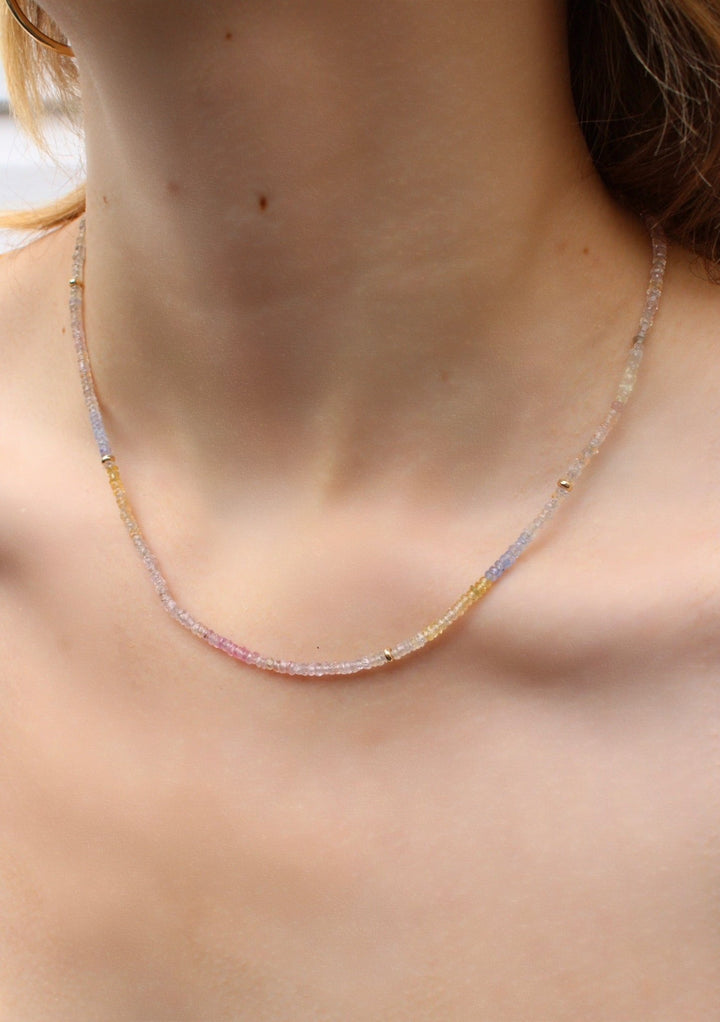 Oh Starlight Sapphire Beaded Necklace - Kingdom Jewelry