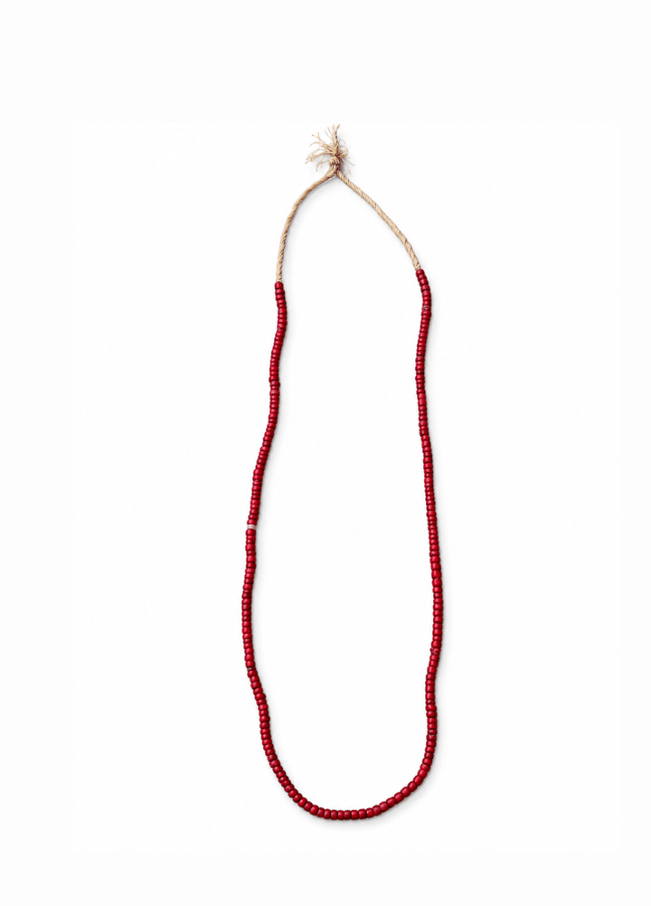 One of a kind White Heart Trade Beads - Kingdom Jewelry