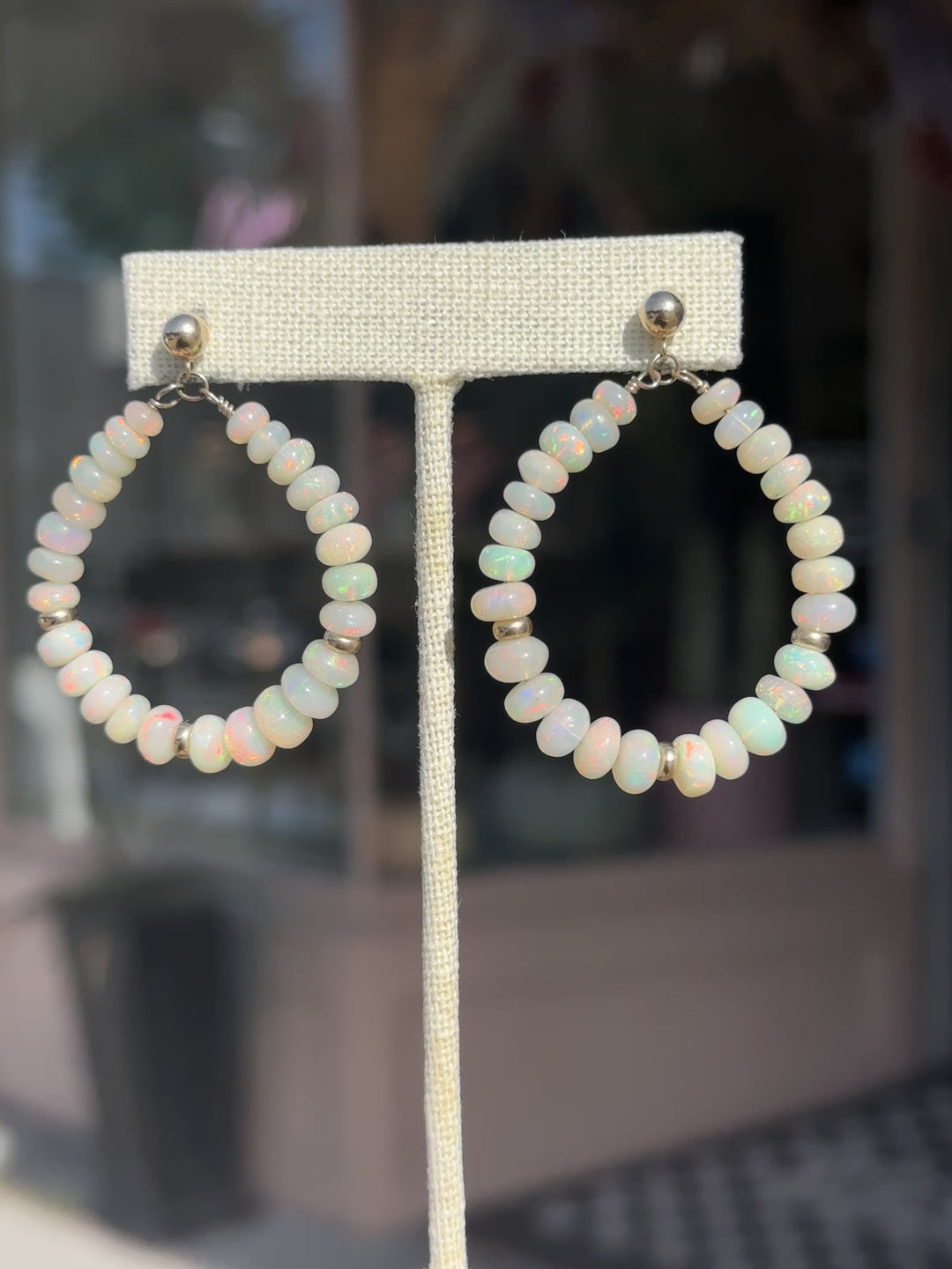 14k Welo Opal Earrings