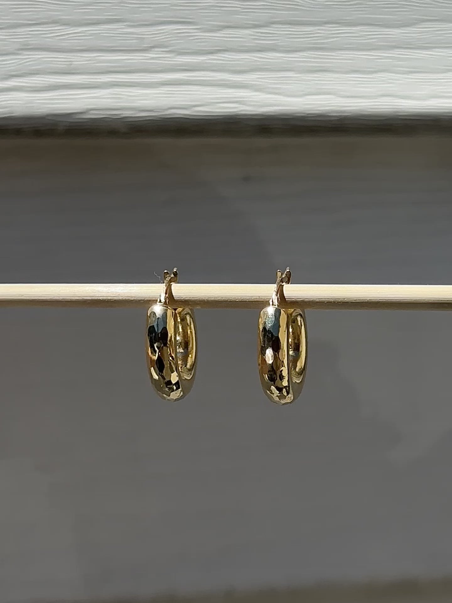 Butter up your jewelry collection with our must-have Faceted Hoop Earrings. Crafted from fine 18k yellow gold, these hoops are as radiant as they come. Designed to be your favourite everyday piece, they're perfect for adding a dash of luxe to any look.