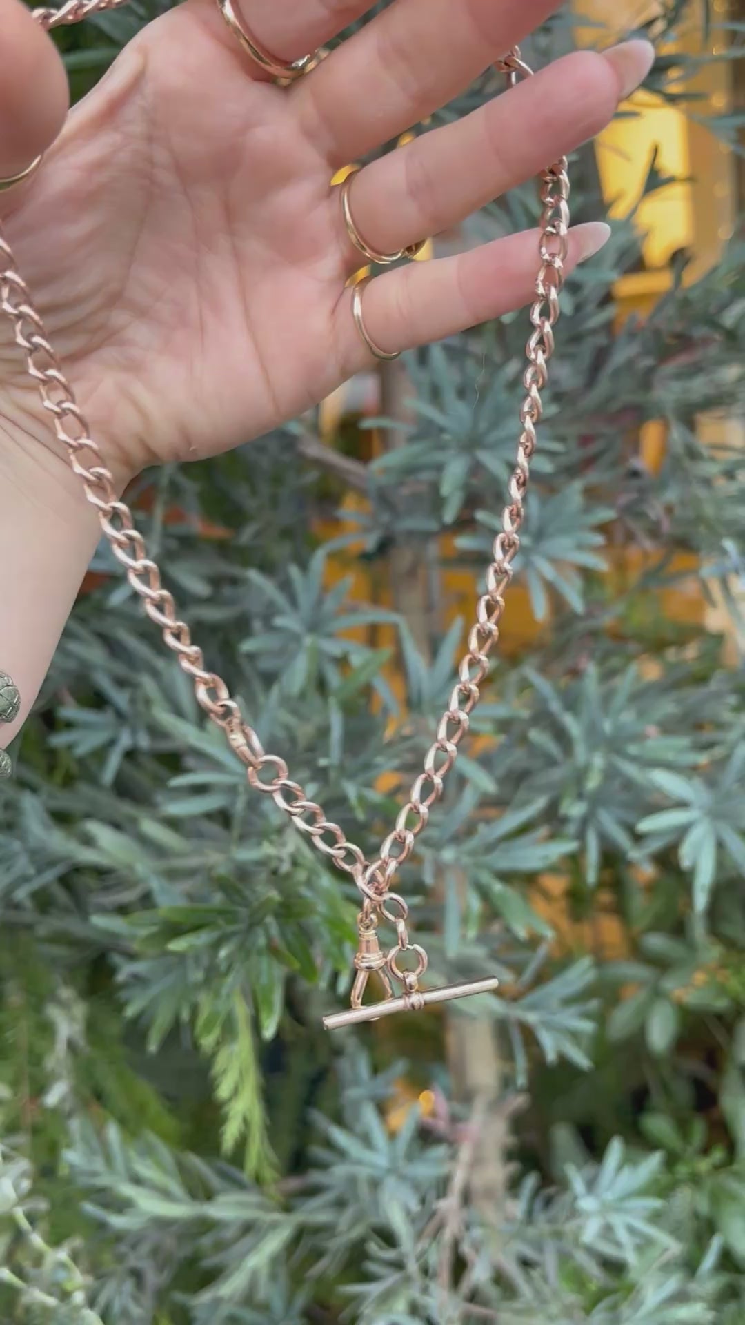 9K Watch Chain 1920's