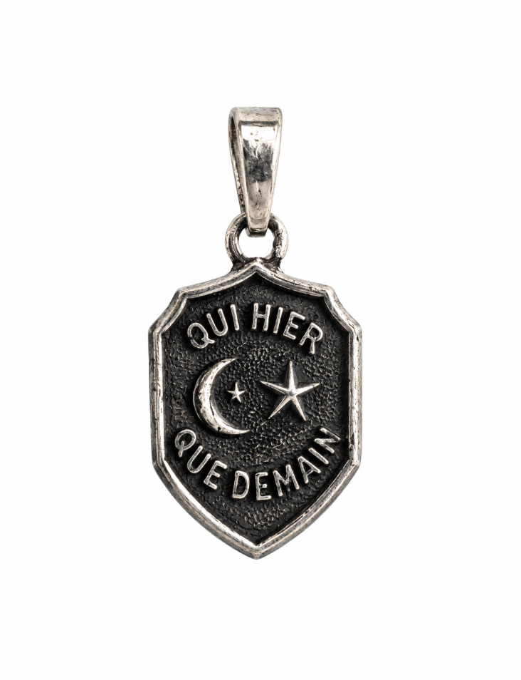 Qui Hier X Sterling Silver Pendant - Kingdom Jewelry