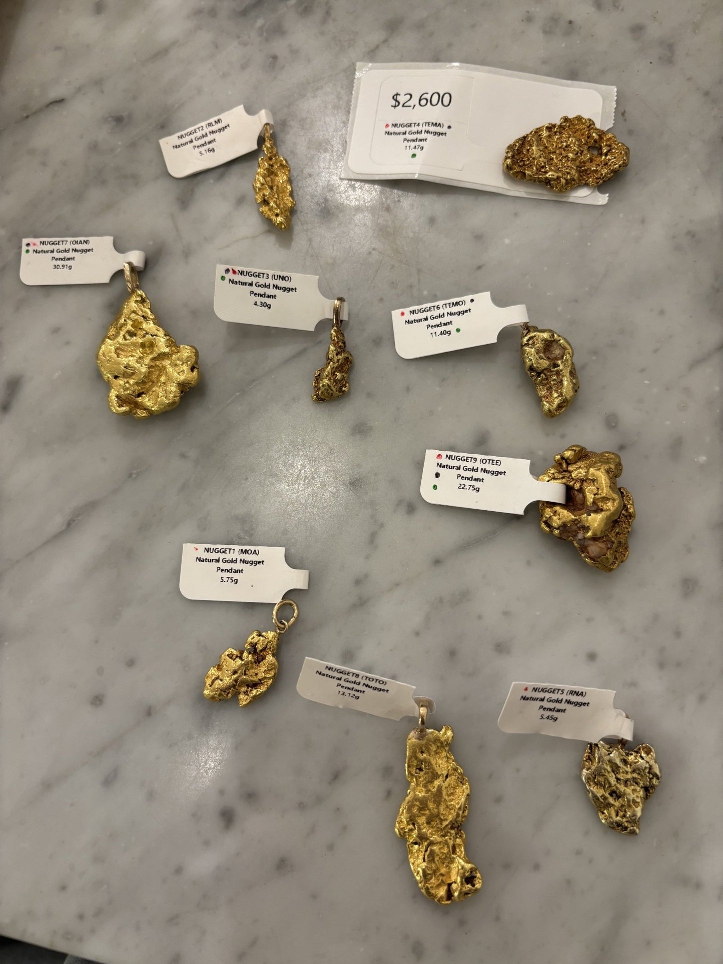 Raw Mexican Gold Nuggets - Kingdom Jewelry