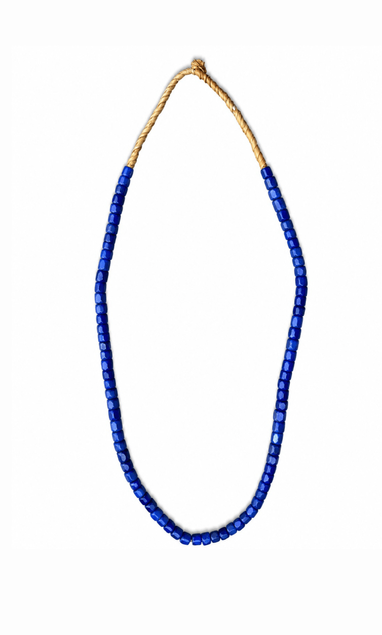 Russian Blue Barrel Trade Beads - Kingdom Jewelry