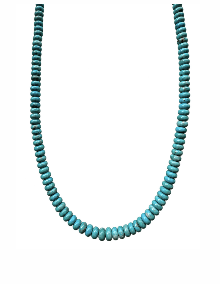 Sierra Nevada Turquoise Bead 24” Necklace - Kingdom Jewelry