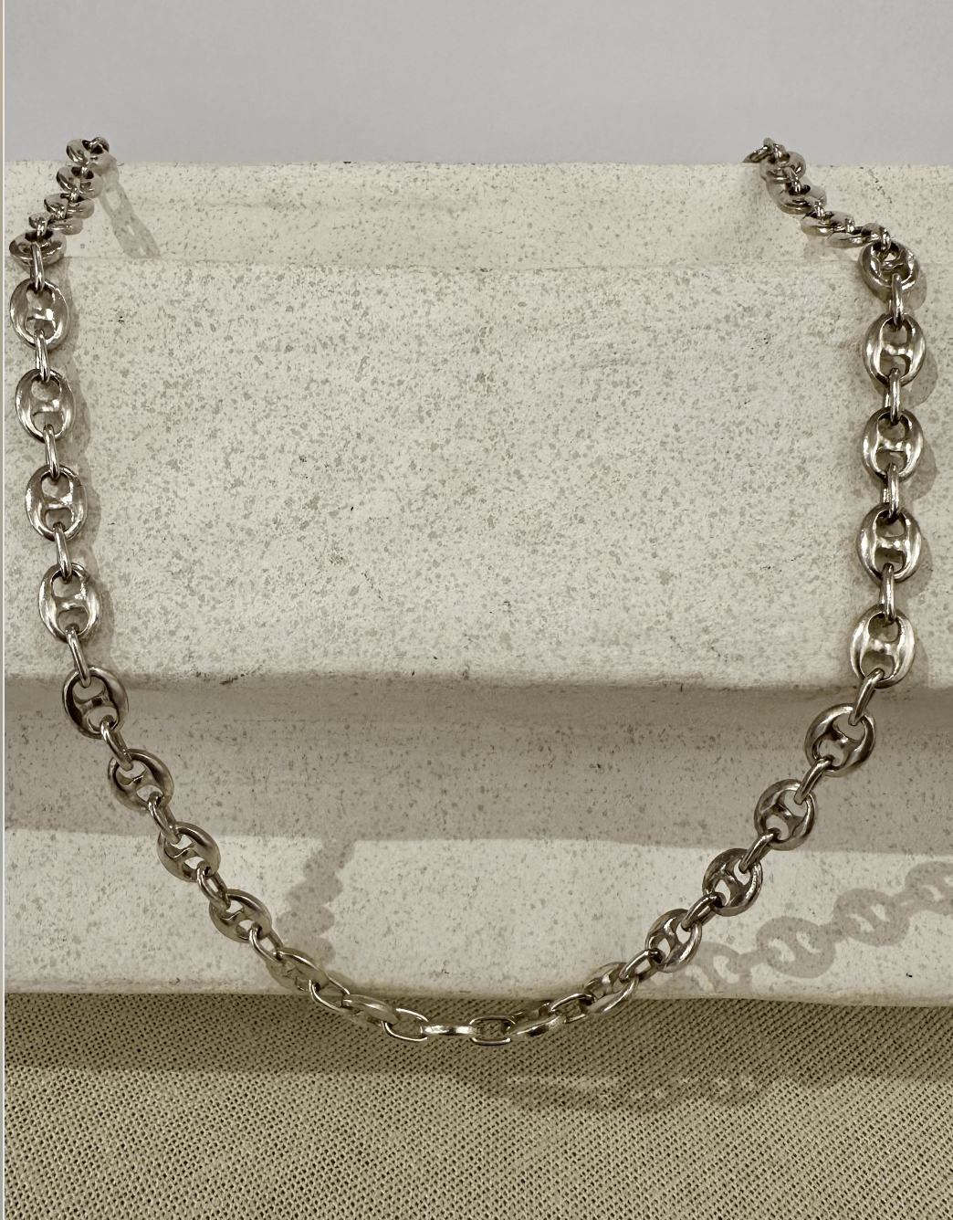 Silver Gucci Link Chain - Kingdom Jewelry