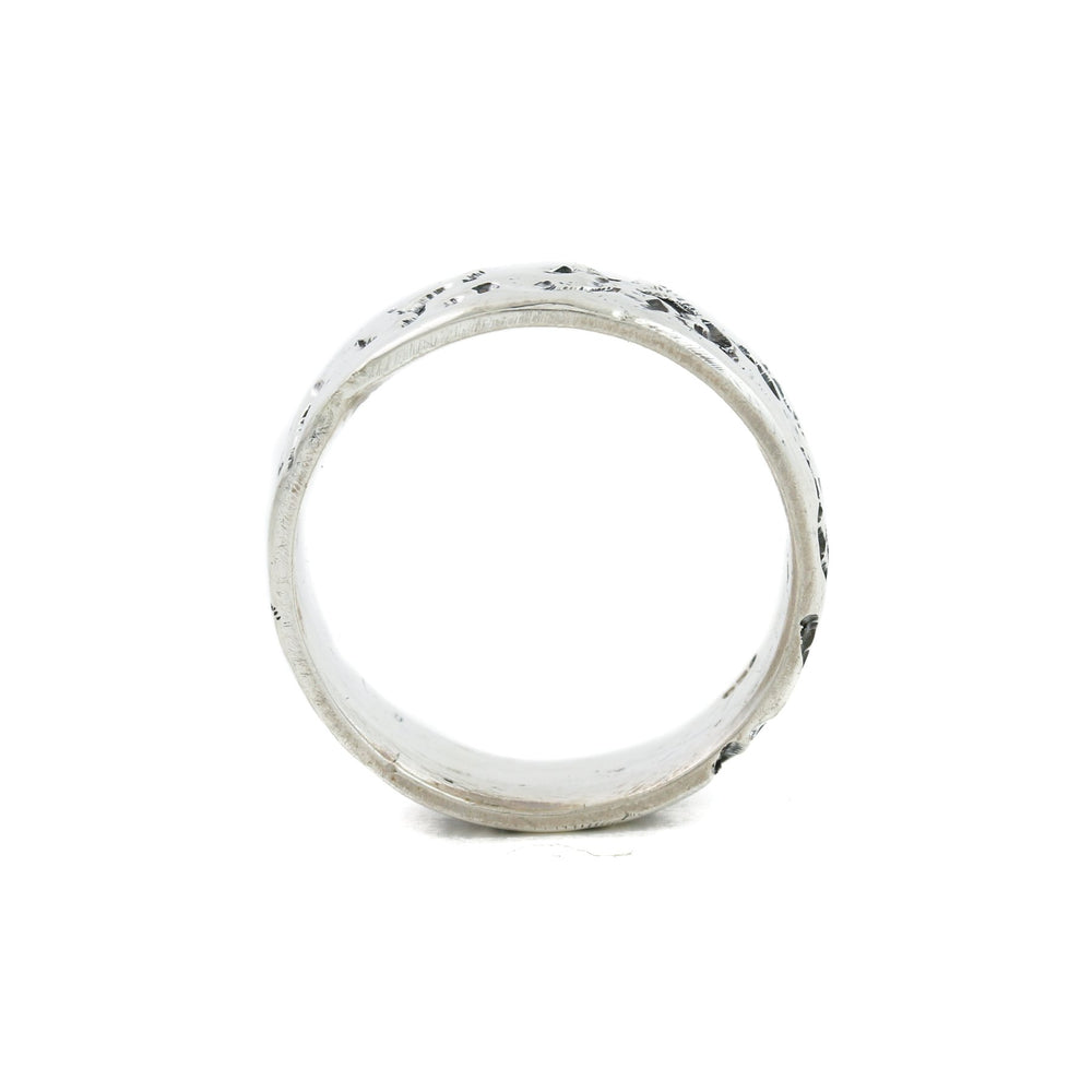 
                      
                        Silver x 6mm "Stone-Textured" Brutalist Band - Kingdom Jewelry
                      
                    