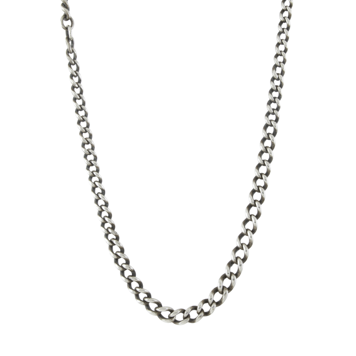 Silver x Antique 1920's 5mm Pocket Watch Chain - Kingdom Jewelry