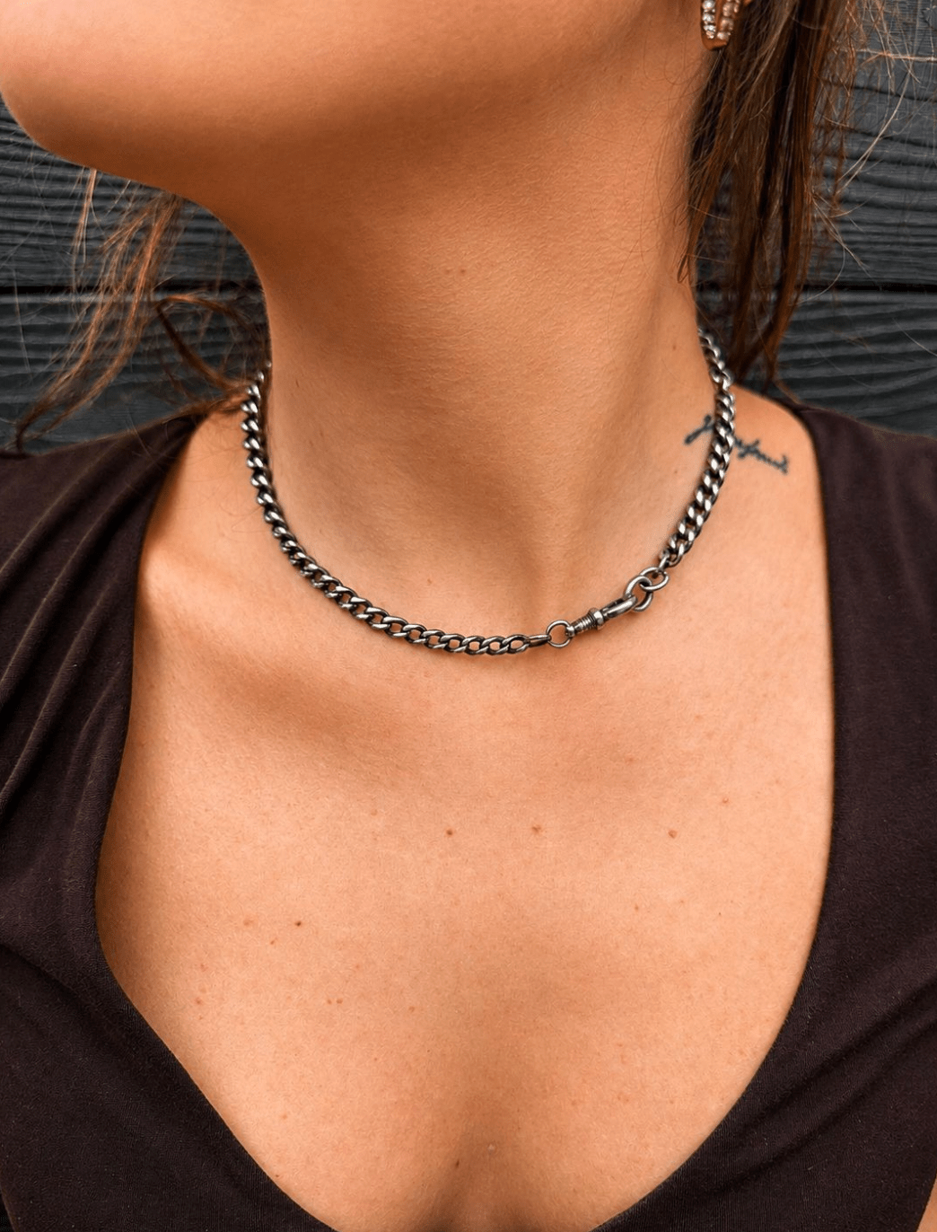 Silver x Antique 1920's 5mm Pocket Watch Chain - Kingdom Jewelry