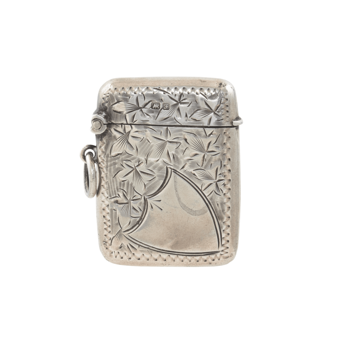 Silver x Antique Chester Filigree Matchstick Case - Kingdom Jewelry