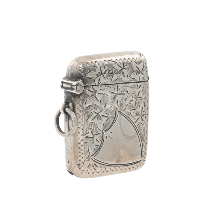 Silver x Antique Chester Filigree Matchstick Case - Kingdom Jewelry