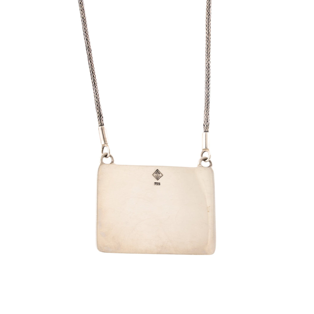 Silver x Arizona Petrified Wood Necklace - Kingdom Jewelry