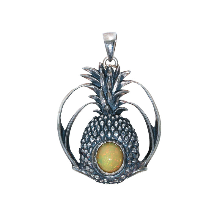 Silver x "De Ananas" Welo Opal Pendant - Kingdom Jewelry