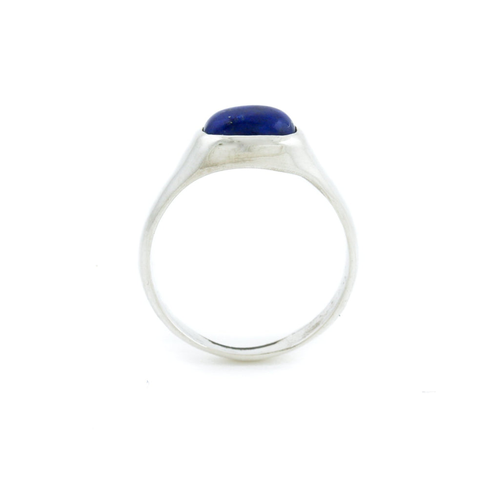 
                      
                        Silver x Domed Lapis Lazuli Signet - Kingdom Jewelry
                      
                    