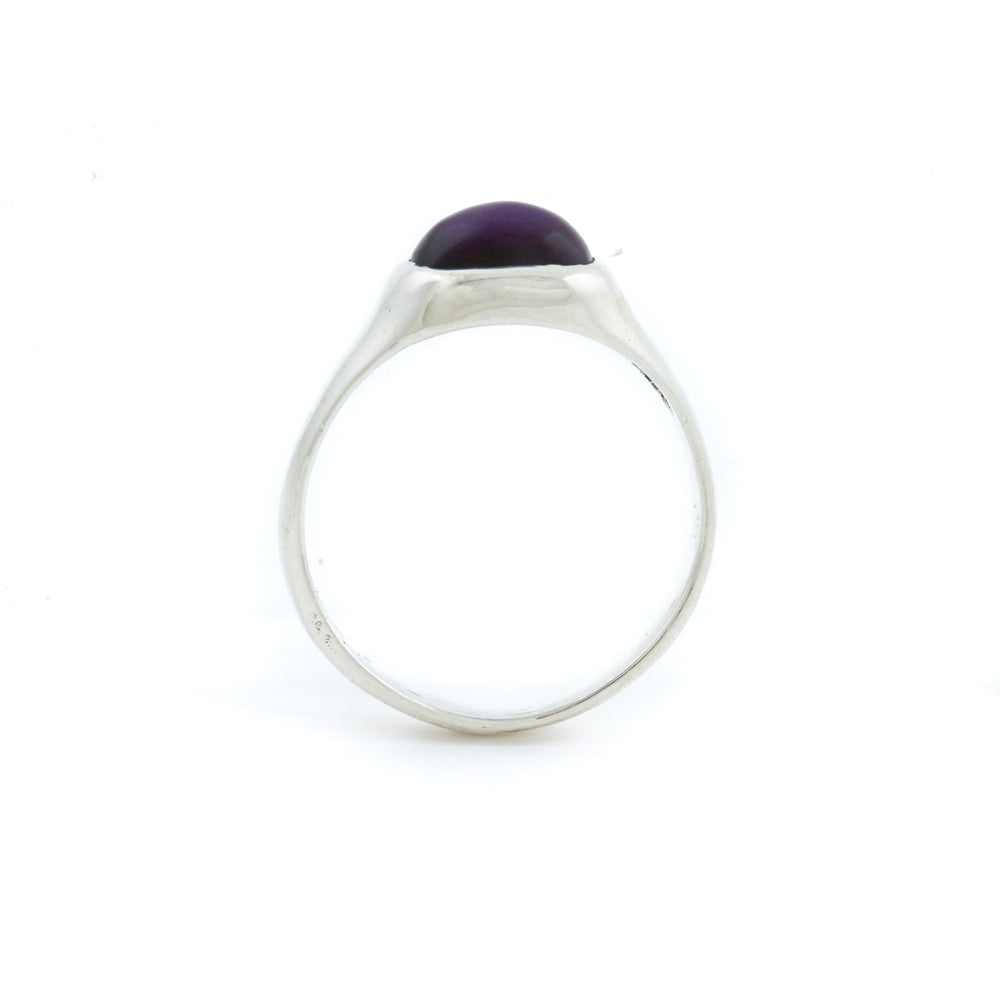 
                      
                        Silver x Domed Sugilite Signet - Kingdom Jewelry
                      
                    