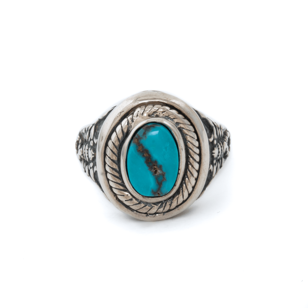 Silver x Egyptian Turquoise "Echoes of Egypt" Serqet's Scorpion Signet - Kingdom Jewelry