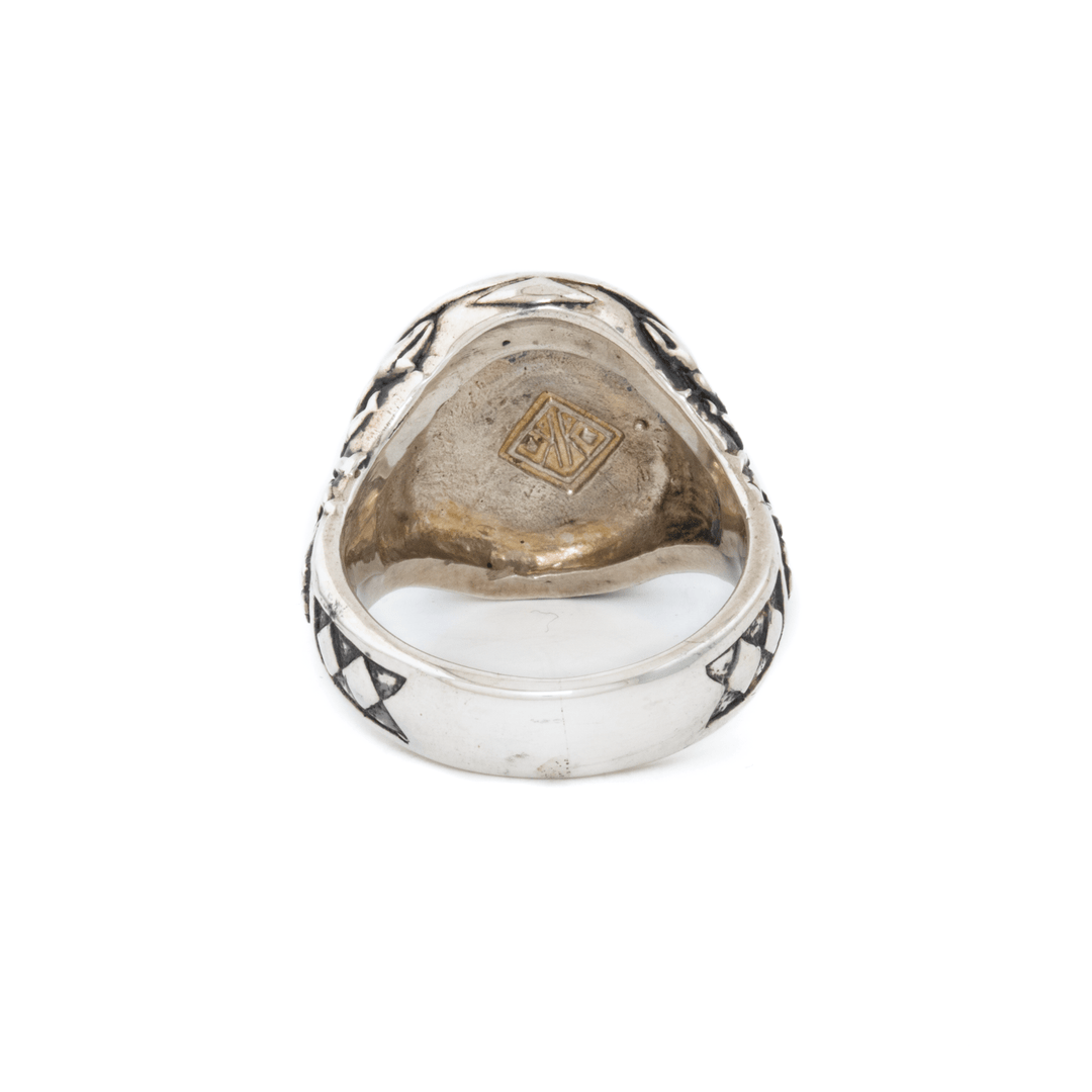Silver x Egyptian Turquoise "Echoes of Egypt" Serqet's Scorpion Signet - Kingdom Jewelry