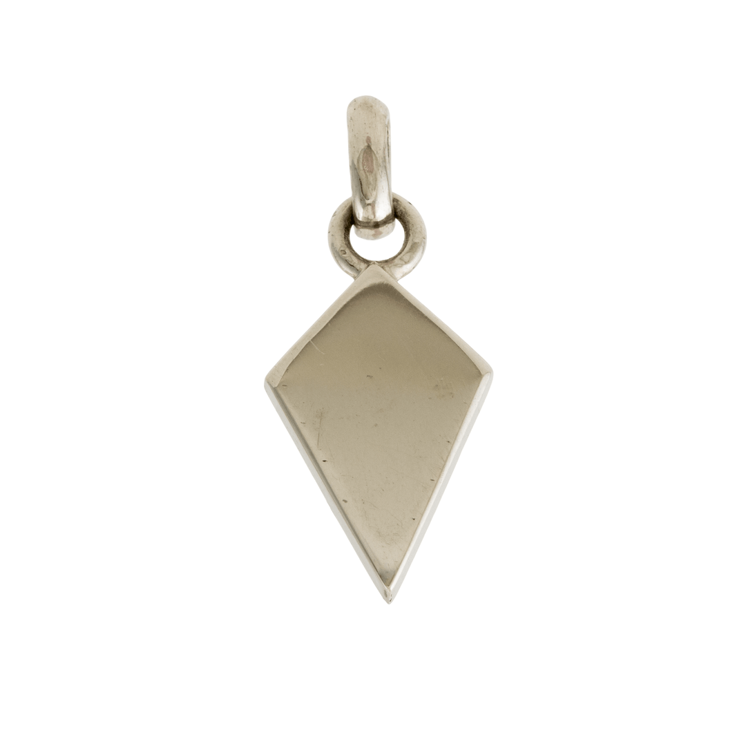 Silver x Full - Frame Kite Pyritic Lapis Lazuli Pendant - Kingdom Jewelry