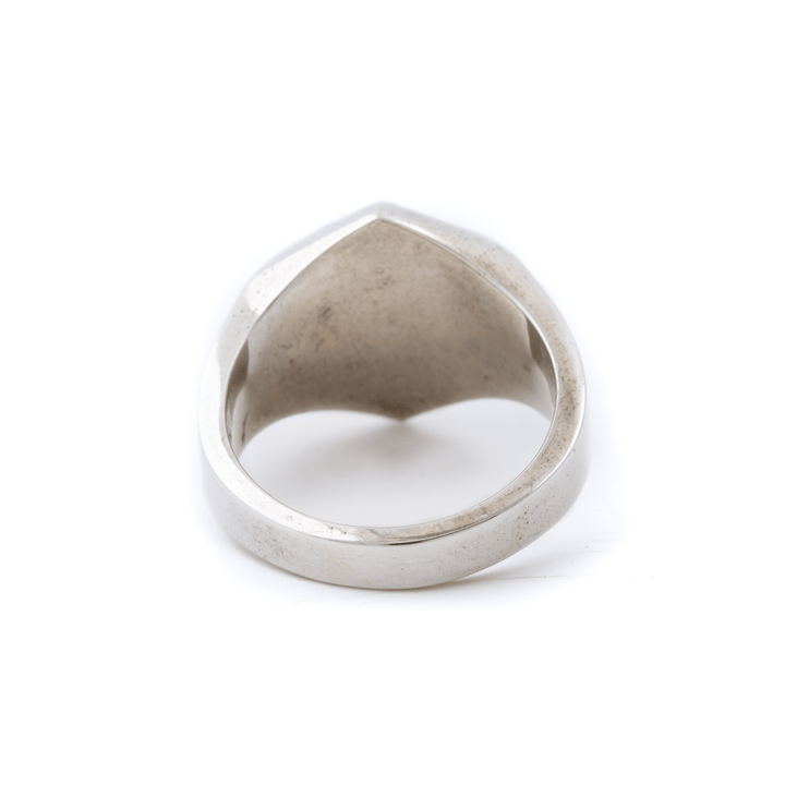 Silver x Hex - Cut Royston Turquoise Signet - Kingdom Jewelry