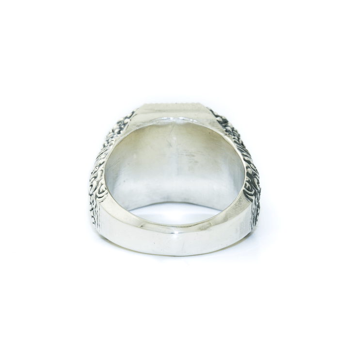 Silver x "Kanagawa" Montana Sapphire Signet - Kingdom Jewelry