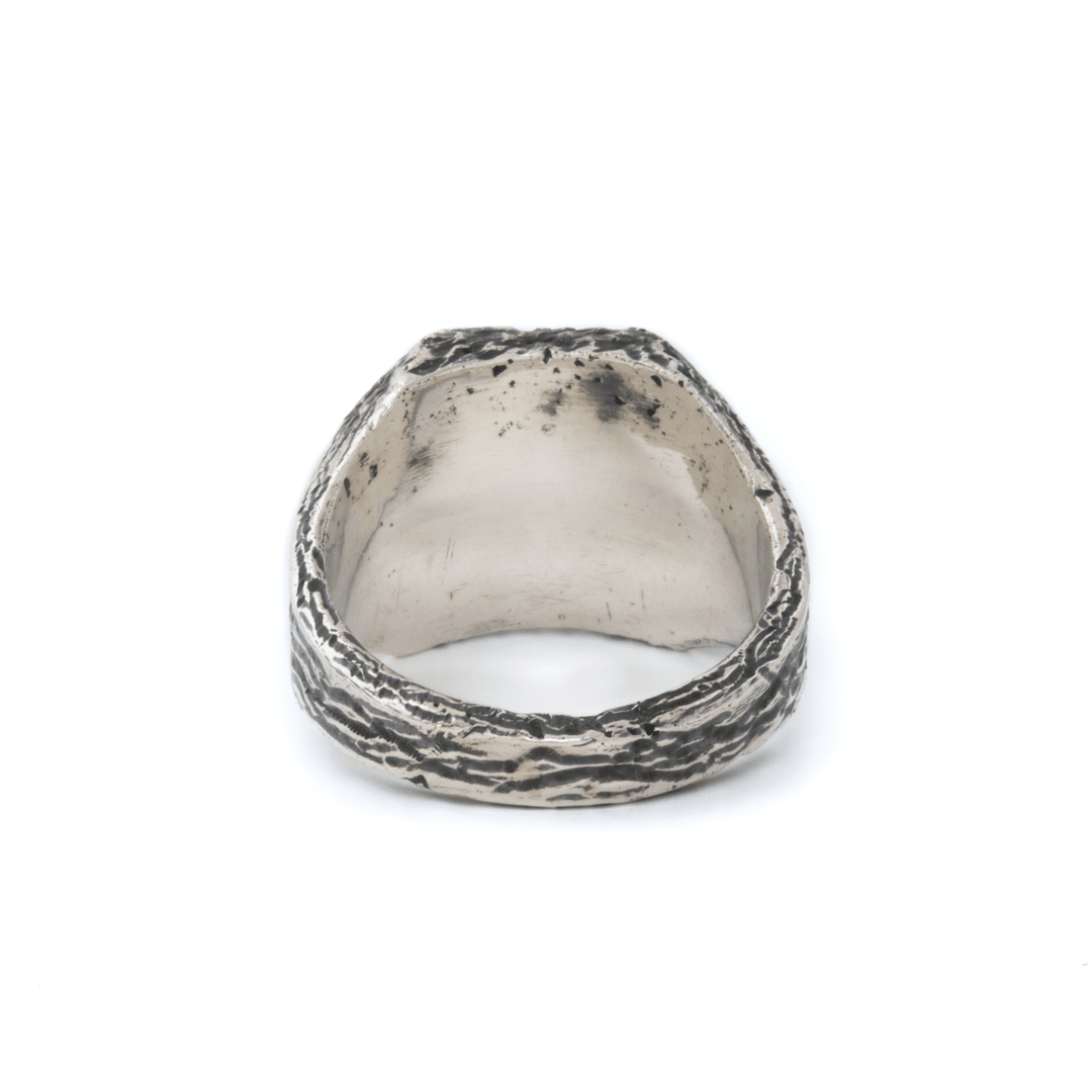 Silver x Pietersite Textured Men's Inlay - Kingdom Jewelry