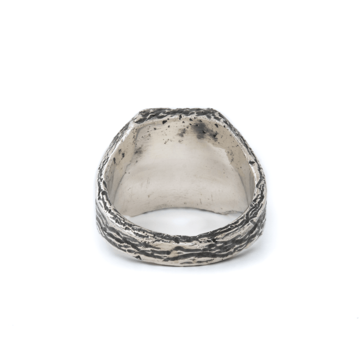 Silver x Pietersite Textured Men's Inlay - Kingdom Jewelry