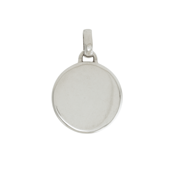Silver x Round Royston Turquoise Inlay Pendant - Kingdom Jewelry