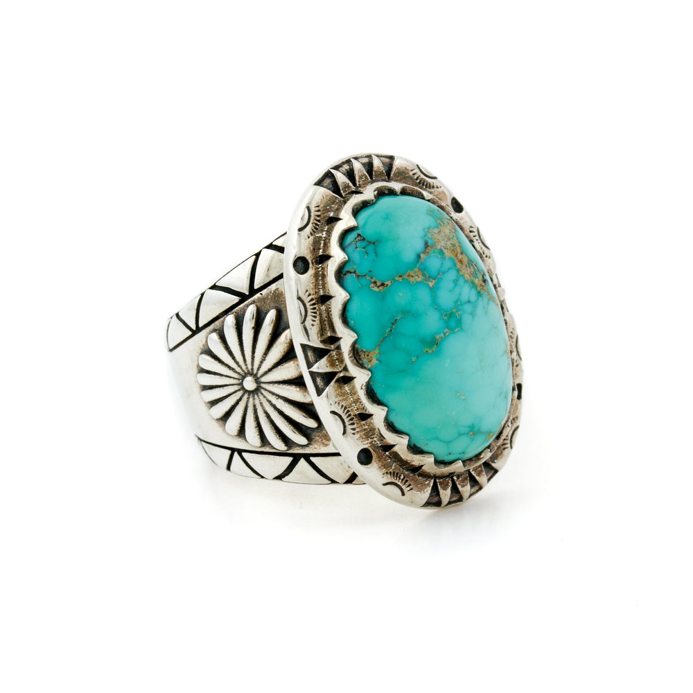 
                  
                    Silver x Royston Turquoise "Imperial Seal" Signet - Kingdom Jewelry
                  
                