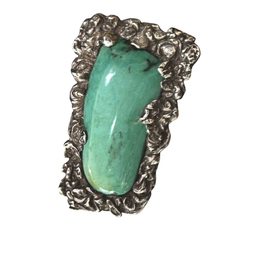 Silver x Rustic Vintage Turquoise Bolo Tie - Kingdom Jewelry