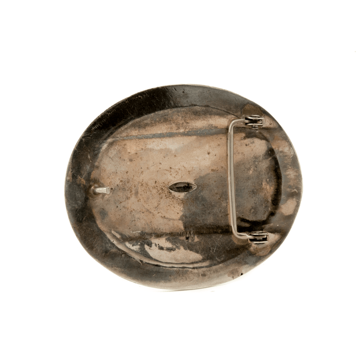 Silver x Vintage 1950's Navajo Concho Belt Buckle - Kingdom Jewelry