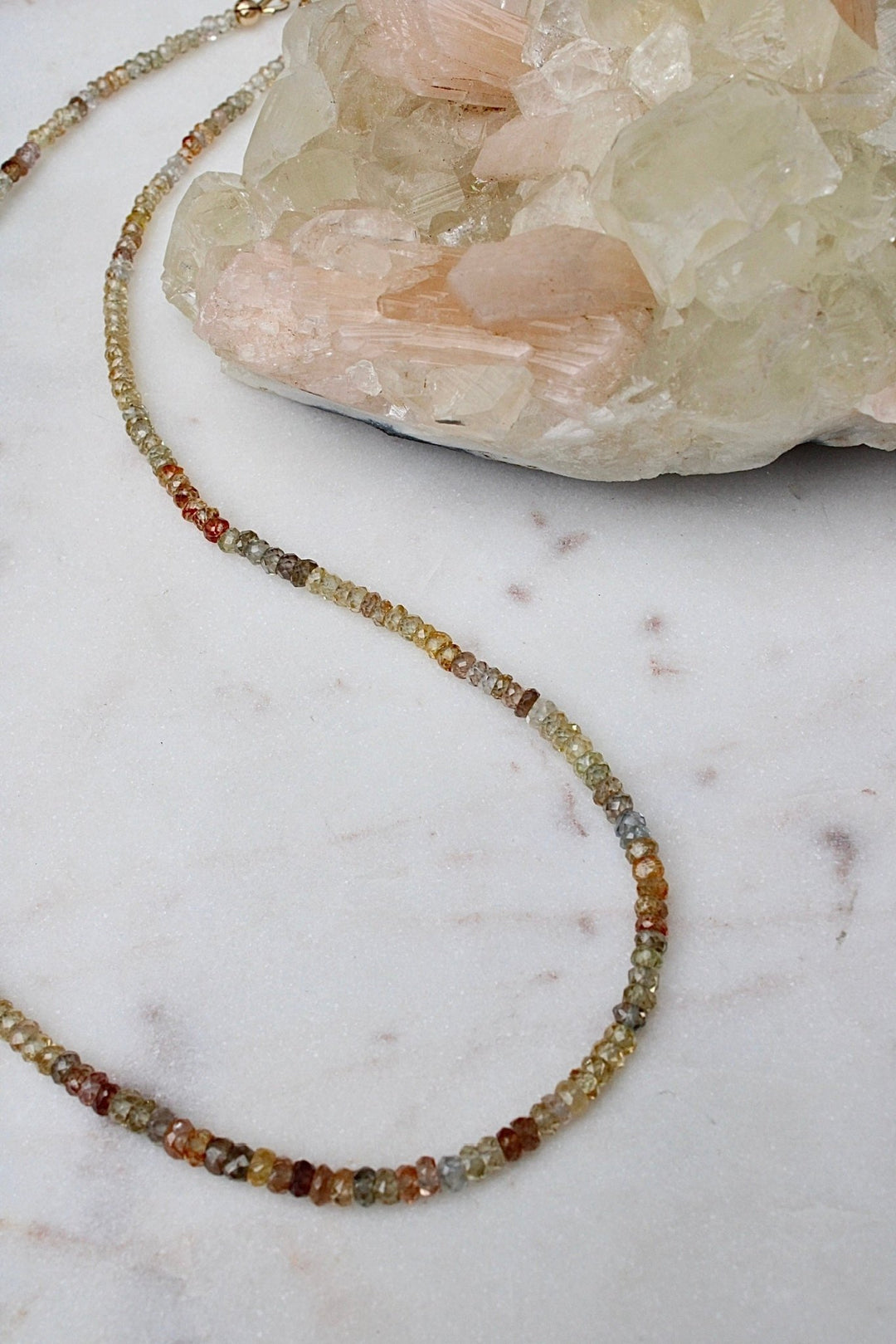 Solstice Gradient Zircon Beaded Necklace - Kingdom Jewelry