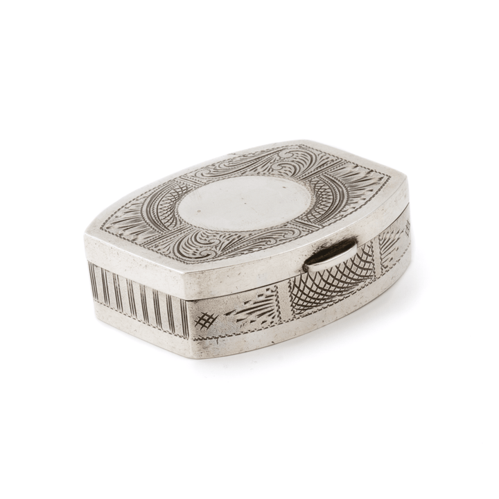 Sterling Silver x Hand - Engraved Filigree Russian Box - Kingdom Jewelry