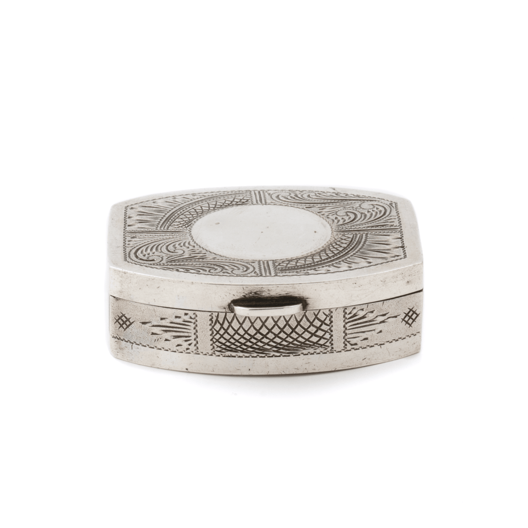 Sterling Silver x Hand - Engraved Filigree Russian Box - Kingdom Jewelry